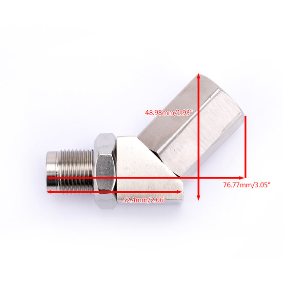 135 Grad Auto Sauerstoff O2 Sensor M18X1.5 Fehler Licht Lampe Dekodierung Stecker