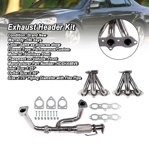 Collecteur d'échappement Honda Accord 3.2L HDSHA98V6 1998-2002