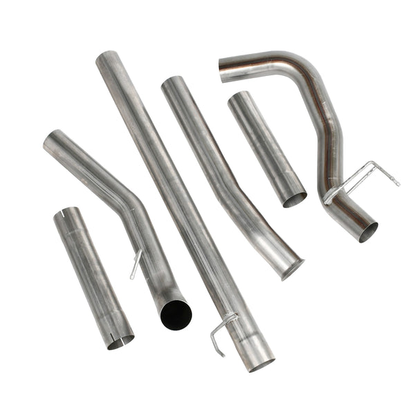 Tuyau de descente de course avec suppression du filtre à particules diesel (DPF) de 4 pouces (arrière de la cabine et du châssis) pour Ford 6.7 Powerstroke (2011-2019)