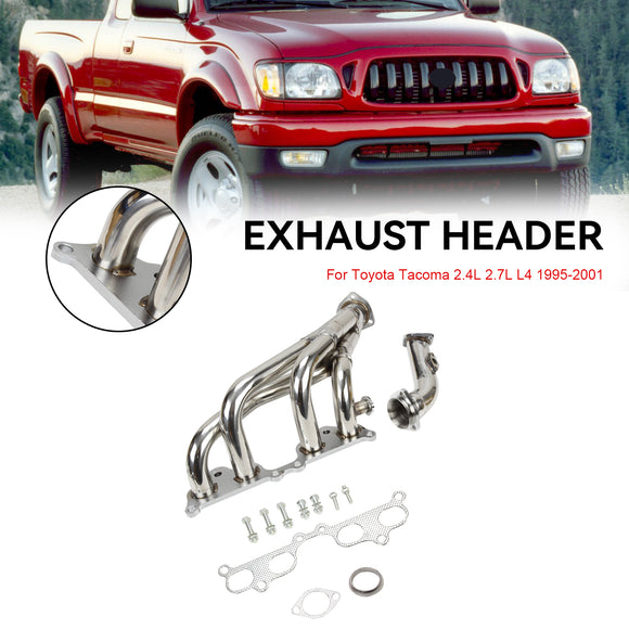 Toyota Tacoma 1995-2001 2,4 l 2,7 l L4 Edelstahl-Krümmer