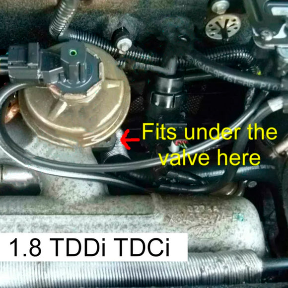 Plaque d'obturation de la vanne EGR pour Ford Euro 3 Transit Connect Focus Mondeo 1.8 TDDI TDCi