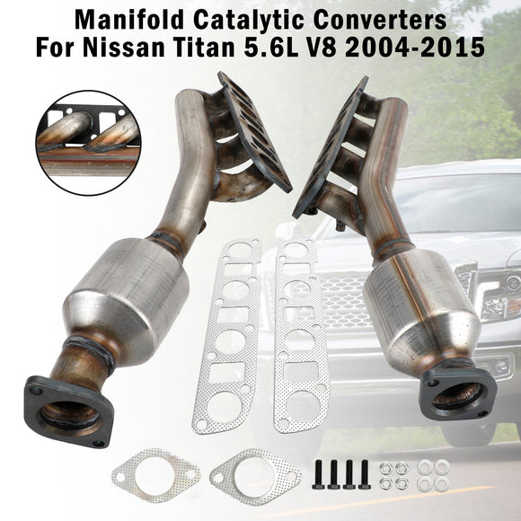 Convertisseurs catalytiques gauche et droit pour Nissan Titan 5,6 L (2004-2015)