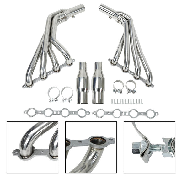 Collecteurs d'échappement en acier inoxydable à tube long pour Chevrolet Camaro SS LS3 6,2 L V8 (2010-2015)