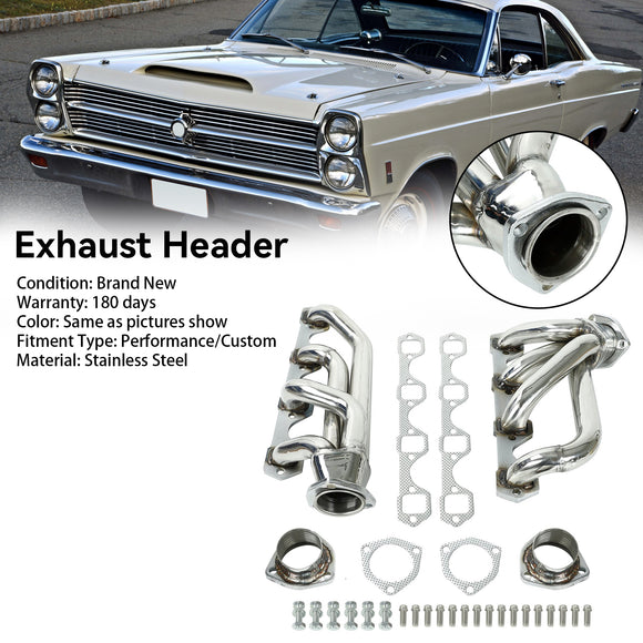 Collecteur d'échappement en acier inoxydable pour Ford Maverick 1971-1977