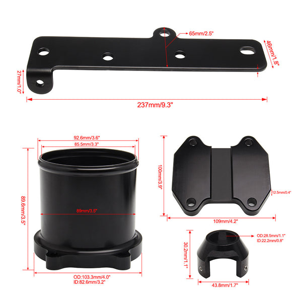 Kit de suppression EGR Cummins pour Dodge Ram 2500, 3500, 4500, 5500 6,7 L Diesel (2013-2018)