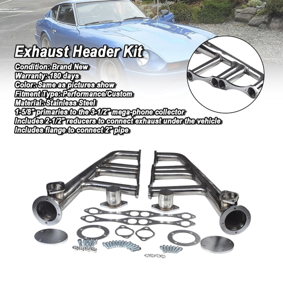 Chevrolet Lake Style SBC V8 Small Block 265-400 Exhaust Manifold Header