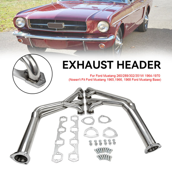 Ford Mustang 1964-1970 260/289/302 V8 Tri-y Header Edelstahl-Krümmer