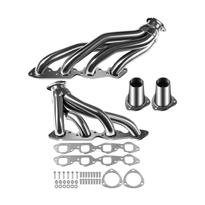 Collecteur d'échappement court pour Chevrolet Bel Air/Biscayne/Caprice/Chevelle/Corvette/El Camino/Impala 6,6 L (1971-1972)