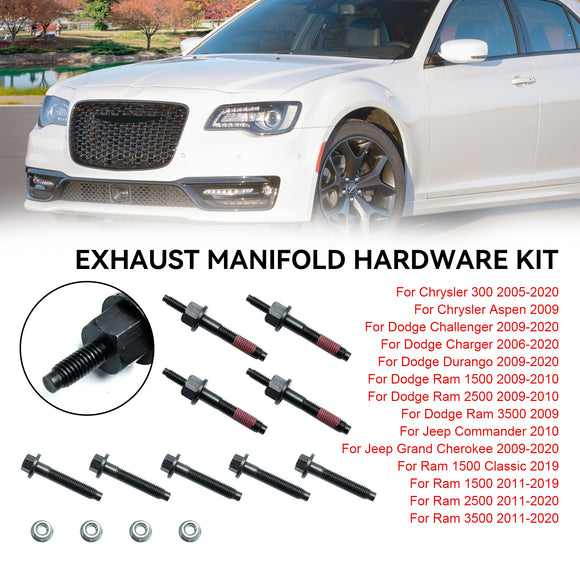 Kit de quincaillerie pour collecteur d'échappement Dodge Ram Jeep Chrysler Dorman 03309 06509863AA 6505316AA