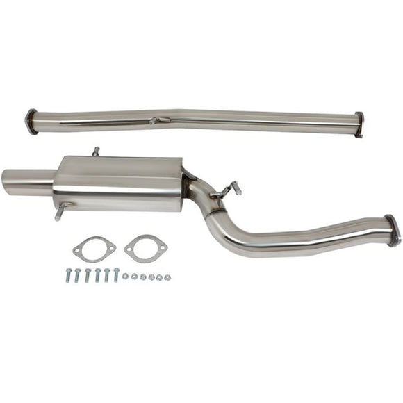 Système de silencieux d'échappement arrière ovale à embout de 3,5 pouces pour Subaru Impreza 2,5 L (2002-2007)