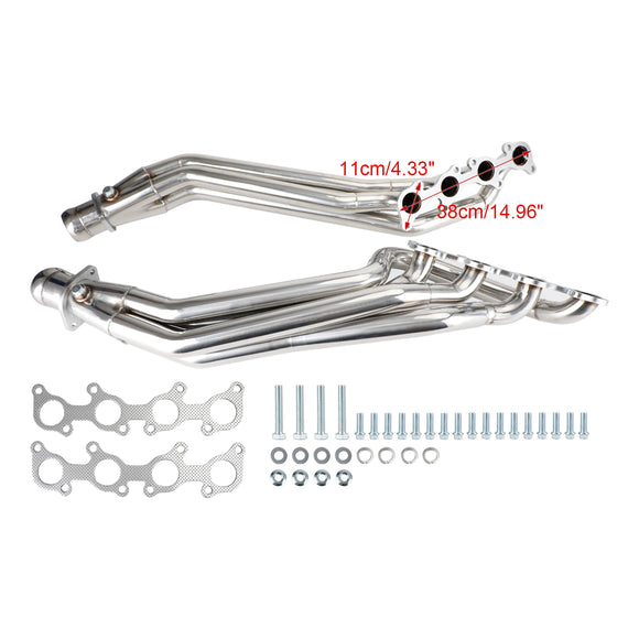 Collecteur d'échappement en acier inoxydable pour Ford Mustang GT 5.0/302 V8 (2011-2016)