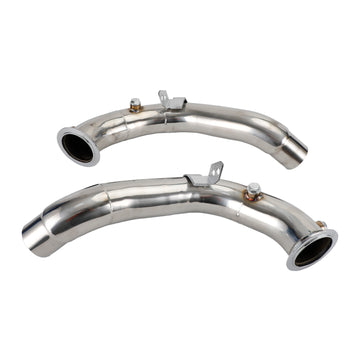 BMW Gran Coupé F06 S63 2011-2018 : tuyaux d'échappement de 7,6 cm en acier inoxydable