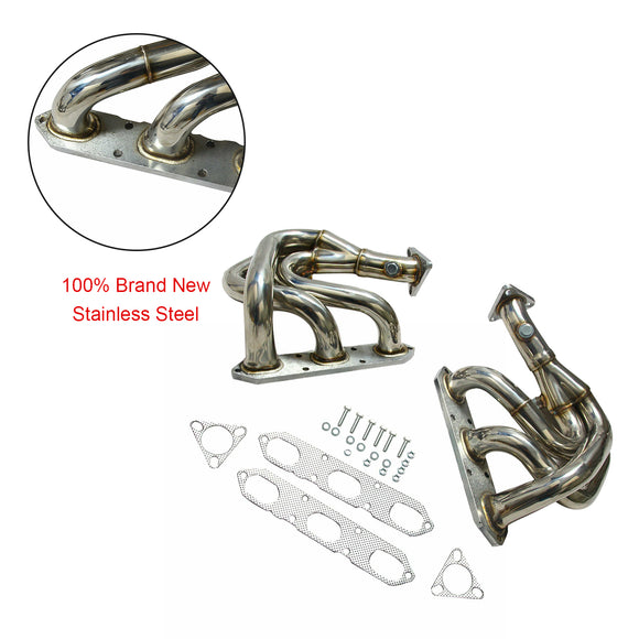 Collecteur d'échappement en acier inoxydable pour Porsche Boxster 986 2,5 L et 2,7 L 1997-2004