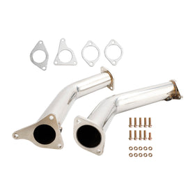 2017+ Infiniti Q60 3.0 VR30 Twin Turbo Stainless Steel Exhaust Racing Downpipe