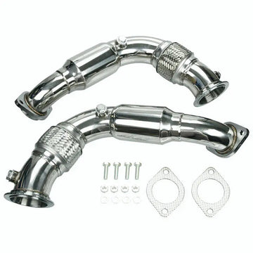 BMW 2008-2014 X6/X5 550I 650I 750I B7 N63B44 4.4L V8 Twin Turbo Downpipe d'échappement