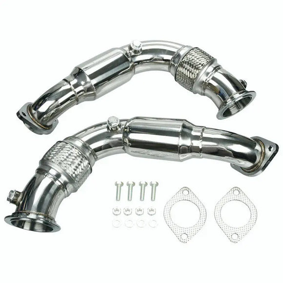 BMW 2008-2014 X6/X5 550I 650I 750I B7 N63B44 4,4L V8 Twin Turbo Fallrohrauspuff
