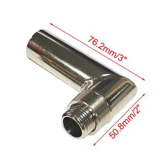 Entretoise de capteur d'oxygène O2 M18 x 1,5, rallonge coudée à 90 degrés, rallonge de bouchon O2