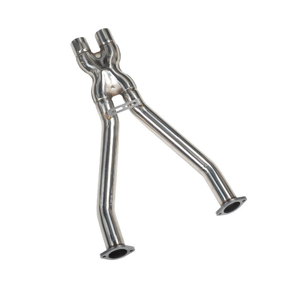 Collecteurs d'échappement et tube en X en acier inoxydable pour Chevrolet Corvette C5 LS1 LS6 (1997-2004)