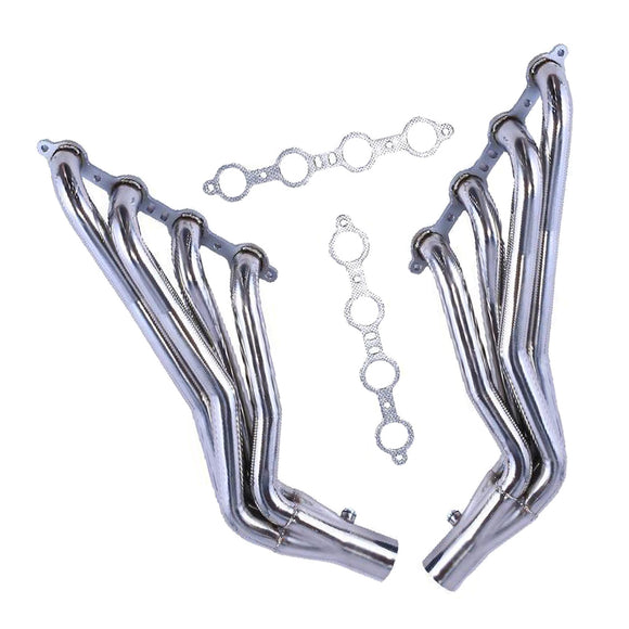 Chevy C10 LS LS1 LS3 LS2 LS6 Long Tube 1-7/8 Exhaust Manifold Header