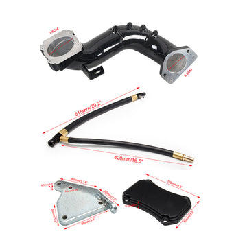 GMC 2011-2015 2500 3500 6,6 l Duramax EGR-Entfernungskit und Ansaugkrümmer mit hohem Durchfluss - 0