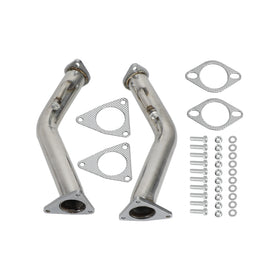 Nissan 2009-2018 370Z Z34 2.5" Test Pipes Exhaust DownPipe - 0