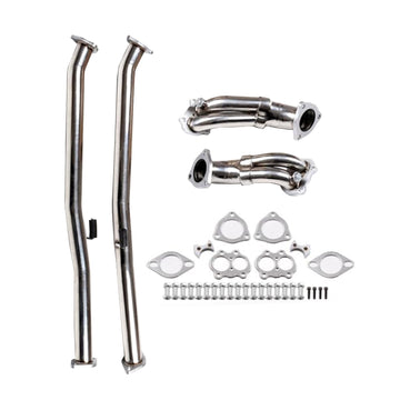 Tuyau d'échappement en acier inoxydable pour Nissan 300ZX Z32 Turbo 3.0L (1990-1996)