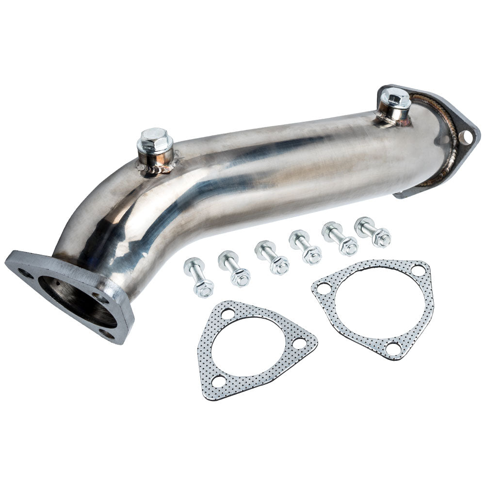 Audi 1997 2005 A4 B5 B6 1.8 Turbo High Flow Downpipe Exhaust Converter Vcarpart