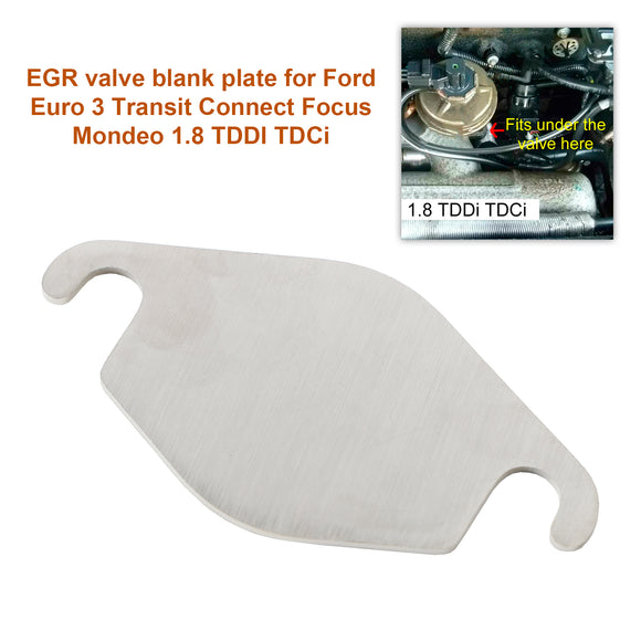 Plaque d'obturation de la vanne EGR pour Ford Euro 3 Transit Connect Focus Mondeo 1.8 TDDI TDCi