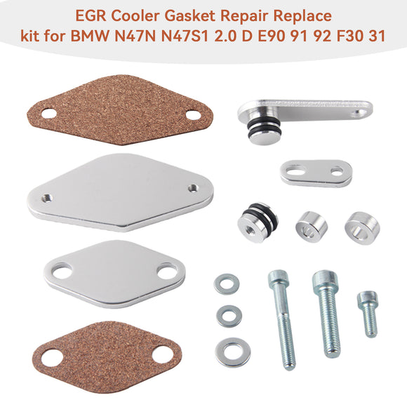 Kit de réparation et de remplacement du joint du refroidisseur EGR pour BMW N47N N47S1 2.0 D E90 91 92 F30 31