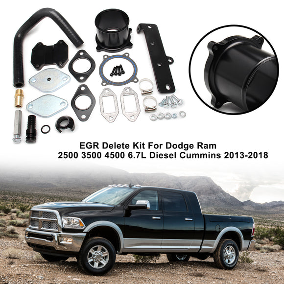 Kit de suppression EGR Cummins pour Dodge Ram 2500, 3500, 4500, 5500 6,7 L Diesel (2013-2018)