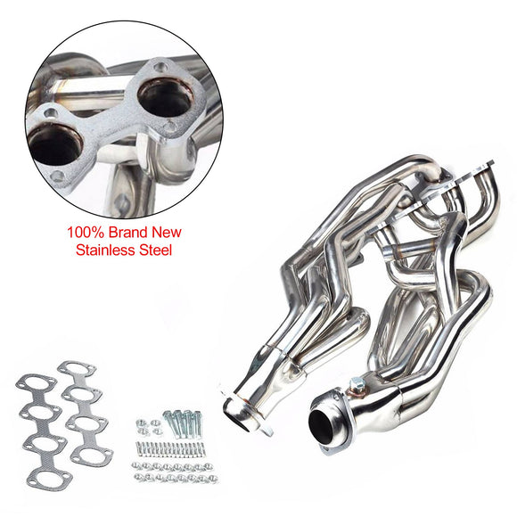 Ford 1996-2004 Mustang GT V8 4.6L Pair Stainless Exhaust Manifold Headers