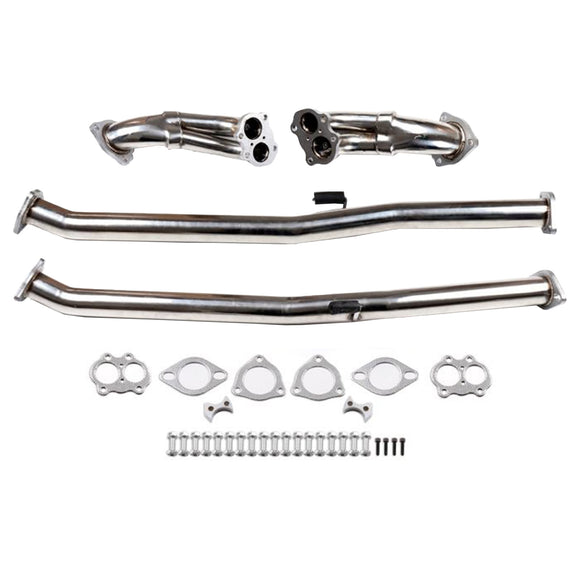Tuyau d'échappement en acier inoxydable pour Nissan 300ZX Z32 Turbo 3.0L (1990-1996)