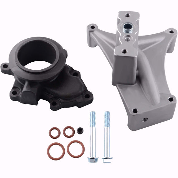 Ford 1999.5-2003 7,3 l Powerstroke Diesel Turbo-Sockel + Schrauben und Auspuffgehäuse, Nicht-EBP-Ventilsatz