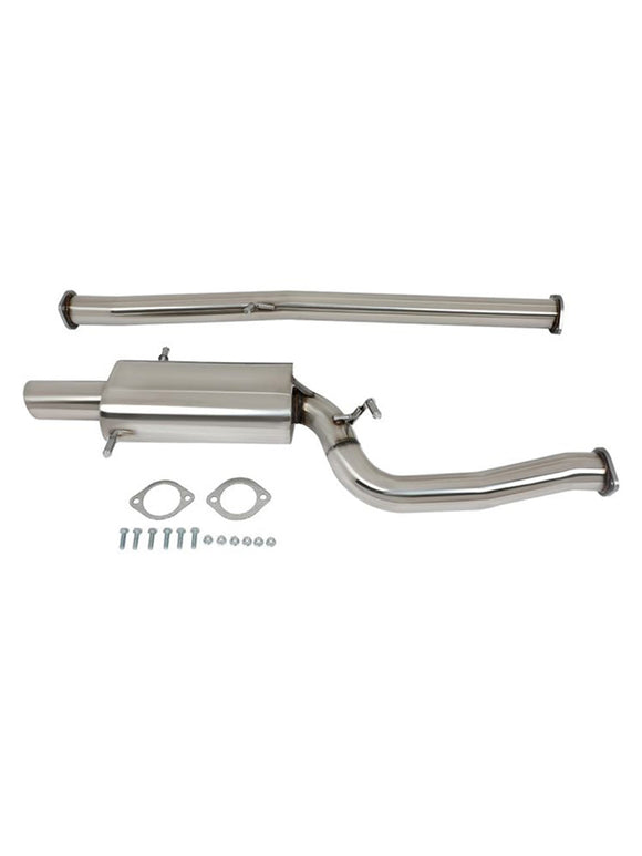 Système de silencieux d'échappement arrière ovale à embout de 3,5 pouces pour Subaru Impreza 2,5 L (2002-2007)