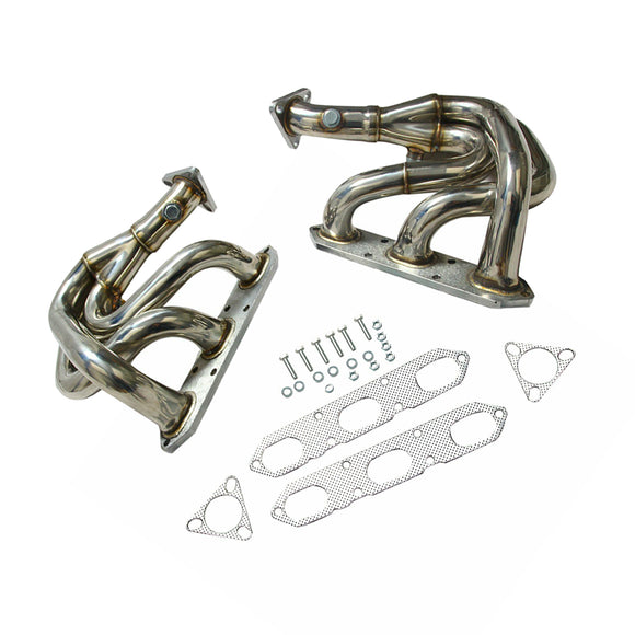 Collecteur d'échappement en acier inoxydable pour Porsche Boxster 986 2,5 L et 2,7 L 1997-2004