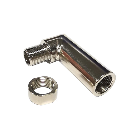 Rallonge coudée à 90 degrés pour capteur d'oxygène O2, extension de bouchon O2 M18 x 1,5