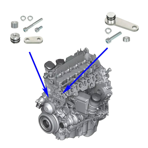 Kit de réparation et de remplacement du joint du refroidisseur EGR pour BMW N47N N47S1 2.0 D E90 91 92 F30 31