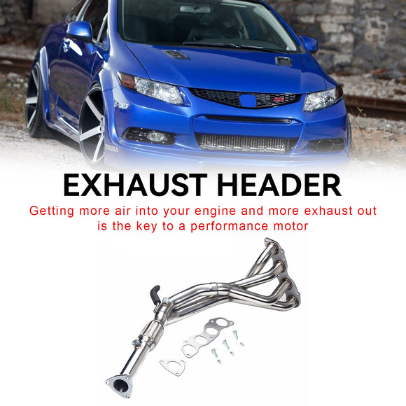 Collecteur d'échappement haute performance en acier inoxydable pour Honda Civic Si FG2/FA5 2006-2011