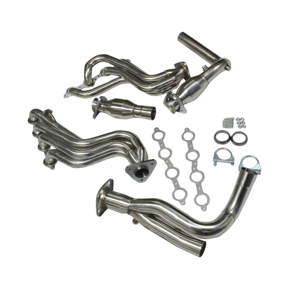Chevrolet Avalanche 1500 GMT800 2002-2005 Moteur V8 avec collecteur d'échappement en acier inoxydable et tuyau en Y