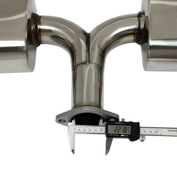 Honda 2006–2007 Accord Mazda 2004–2011 RX-8 1,3 l Doppelschalldämpfer mit 8,9 cm Endrohr und Catback-Auspuffanlage