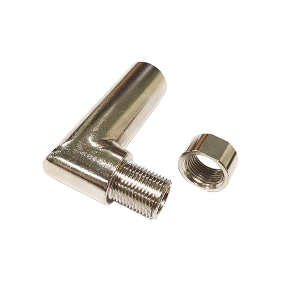 Rallonge coudée à 90 degrés pour capteur d'oxygène O2, extension de bouchon O2 M18 x 1,5