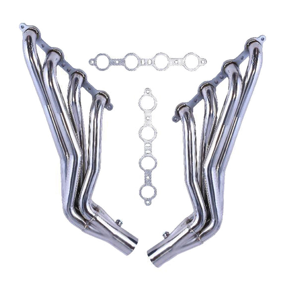 Chevy C10 LS LS1 LS3 LS2 LS6 Long Tube 1-7/8 Exhaust Manifold Header