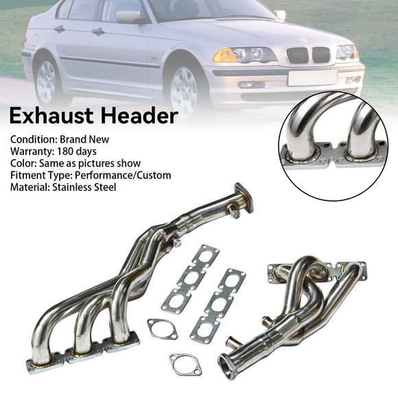 Collecteur d'échappement en acier inoxydable pour BMW Série 5 E39 1997-2000, moteurs 2,5 L/2,8 L/3,0 L