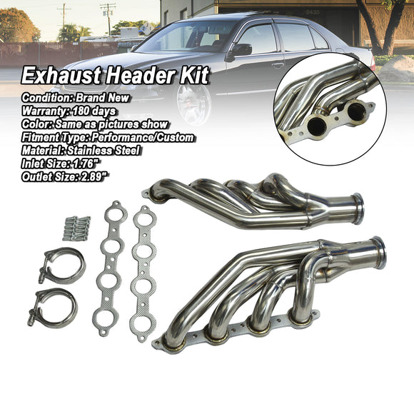 Universal 1997-2014 Small Block V8 LS1/LS2/LS3/LS6 LSX Stahl-Auspuffkrümmer