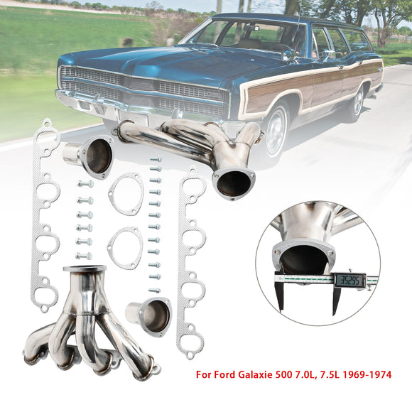 Collecteur d'échappement Ford Custom 500 7.0L 7.5L 1969-1976