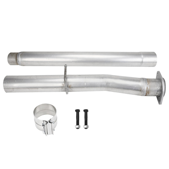 Ford 2008-2010 F250 F350 F450 6.4 Powerstroke Diesel 4" Exhaust DPF & Cat Delete Pipe