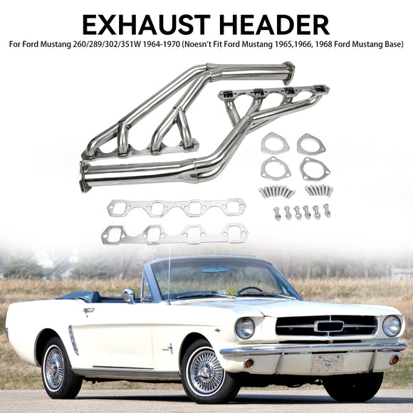 Ford Mustang 1964-1970 260/289/302 V8 Tri-y Header Edelstahl-Krümmer
