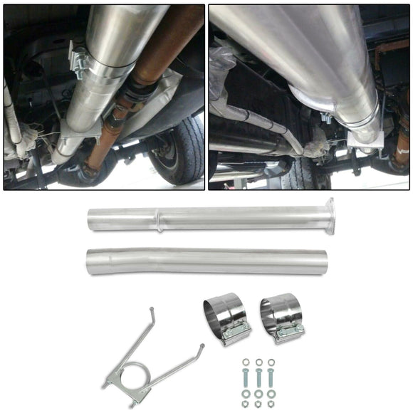 Dodge Ram 2013-2017 2500 3500 6.7L Cummins Diesel 4" Exhaust Muffler Pipes & EGR  Delete Kit