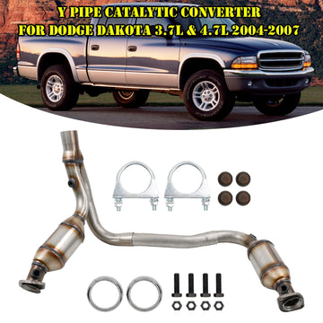 Convertisseurs catalytiques à tube en Y pour Dodge Dakota 4,7 L V8 (2004-2007) - 0