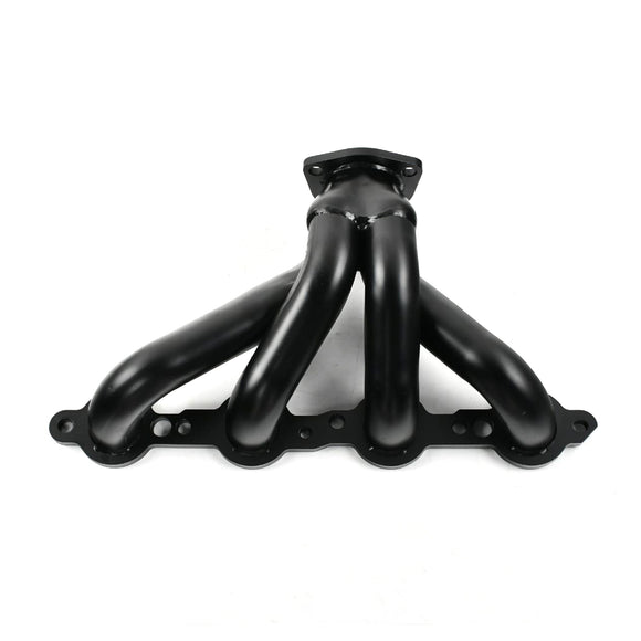 Black Exhaust Manifold Header Fit Chevy LS LS3 LS6 LS7